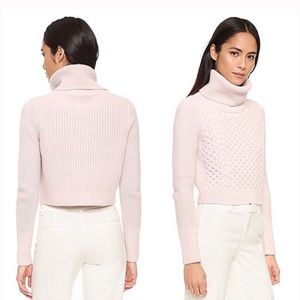 Club Monaco Leala Cropped Turtleneck Sweater